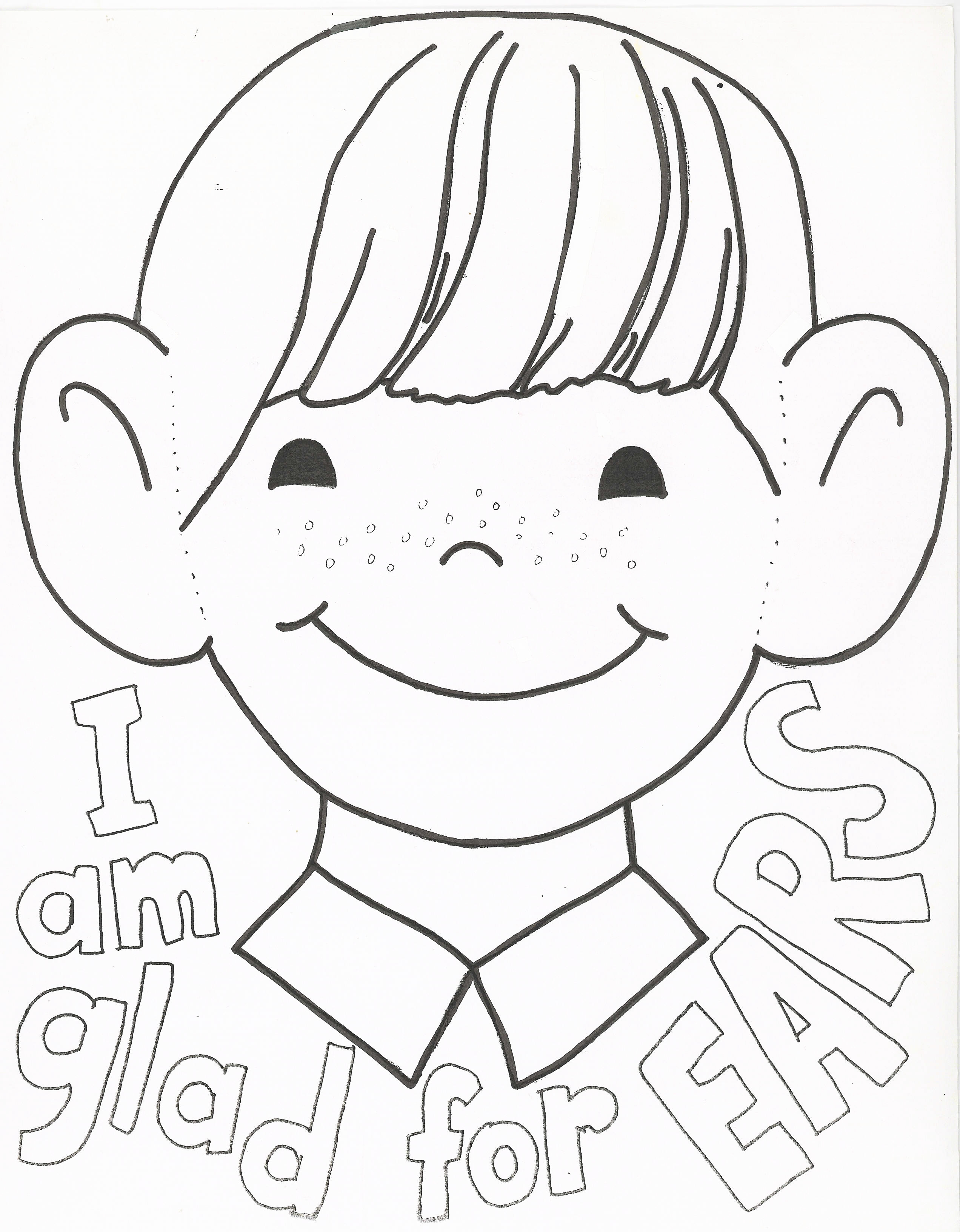 ears coloring pages - photo #5